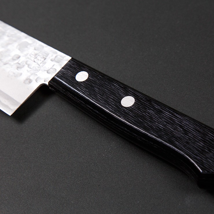 包丁 料理包丁 三徳 文化包丁 高村刃物 クロマックス 鎚目 170mm