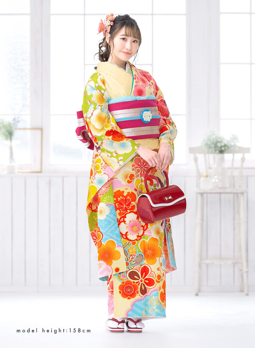 振袖 帯締め 半襟 セット 成人式 販売 日本製 8点セット 絵羽柄