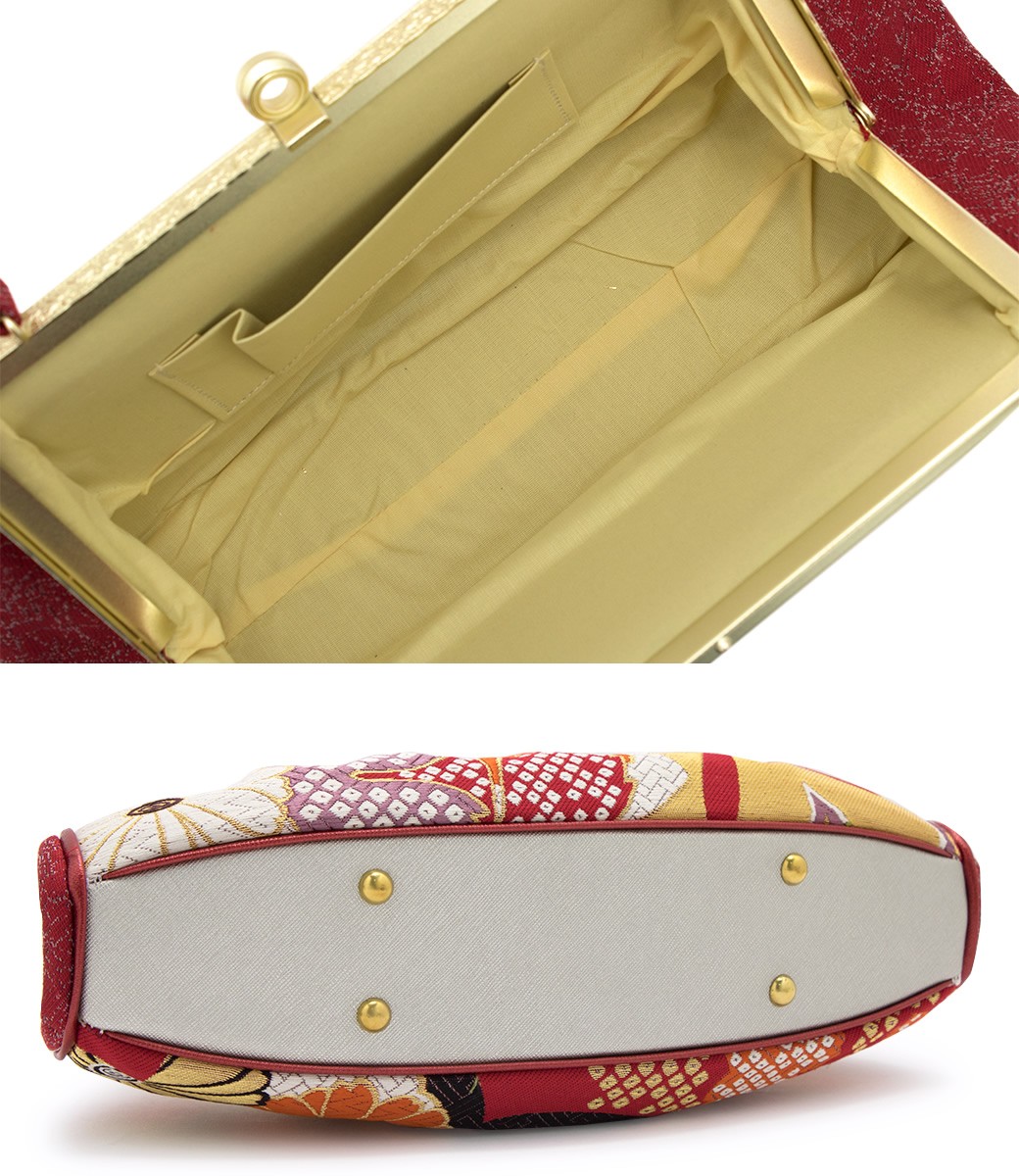 SOUBIEN（創美苑） 草履バッグセット 成人式 草履 バッグ 赤系 レッド