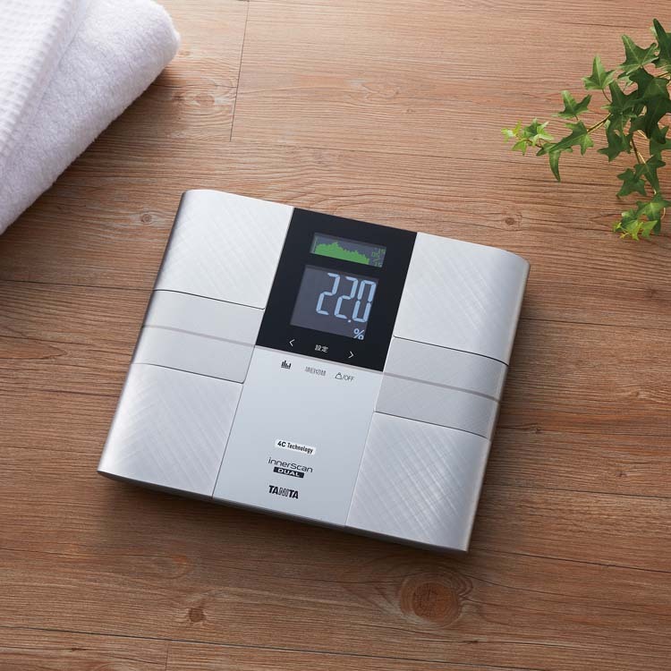 タニタ 体重計 体組成計 乗るだけで自動計測 シルバー RD-504-SV ( 1台