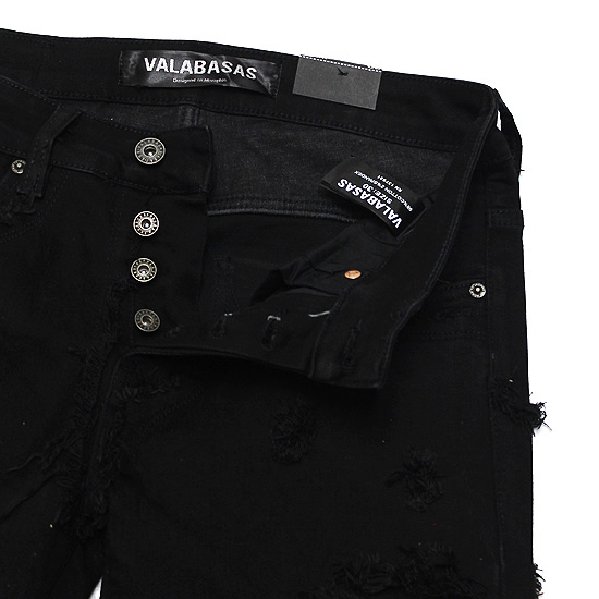 VALABASAS ヴァラバサス フレアデニムパンツ EYEORE STACKED FLARE