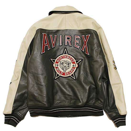 AVIREX（アヴィレックス） アウター レザージャケット スタジャン WILD