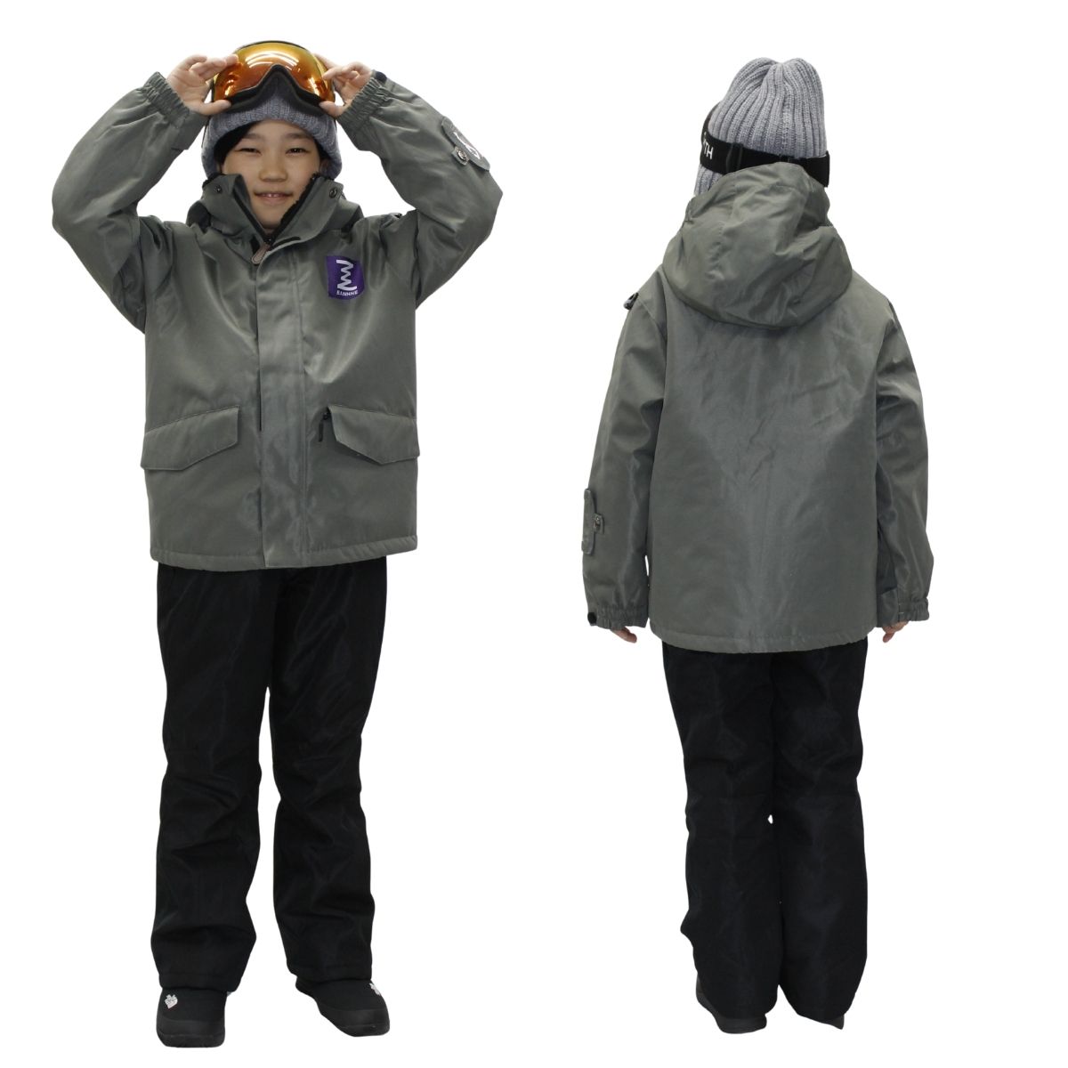 スキーウェア上下セット ジュニア 耐水10000mm 防寒 高機能 通学 雪