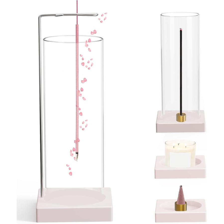 線香立て ガラス お香立て おしゃれ インセンスホルダー アロマ