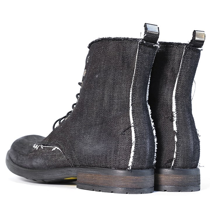 DIESEL（ディーゼル） レースアップブーツ 靴 メンズ ダメージ加工