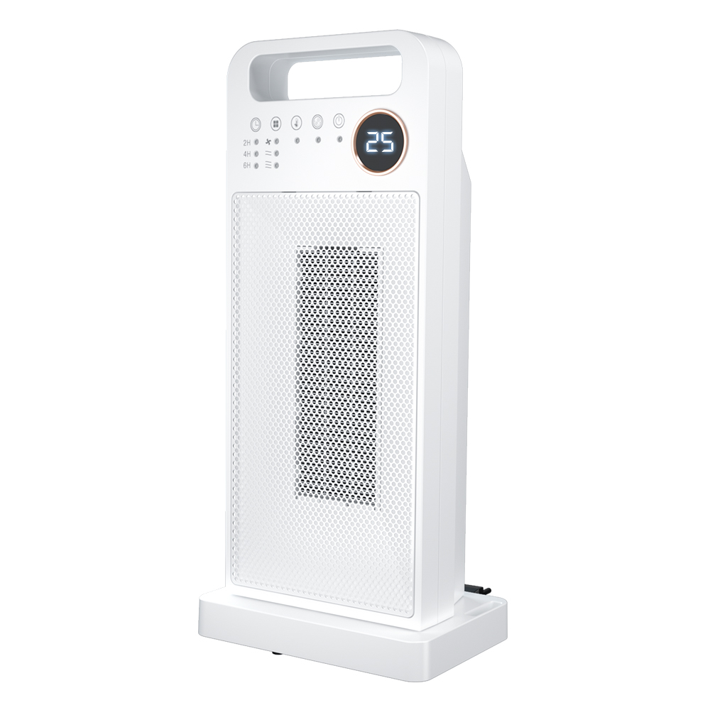 セラミックヒーター 2秒速暖 首振り 温度調節可能 電気過熱保護 転倒