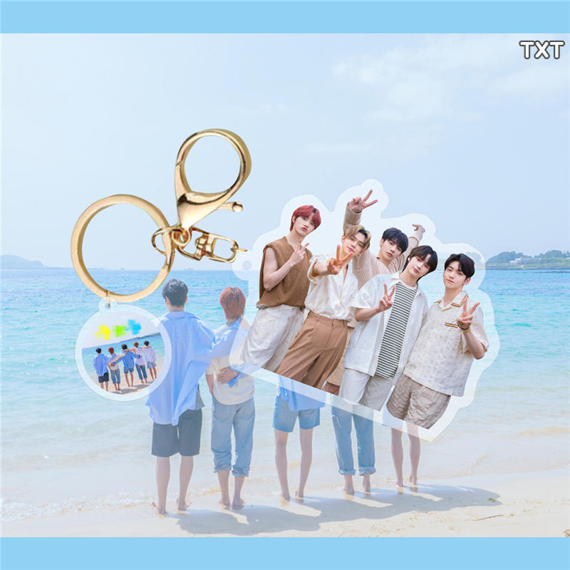 2番目半額 TXTグッズ キーリング TOMORROW X TOGETHER アクリル