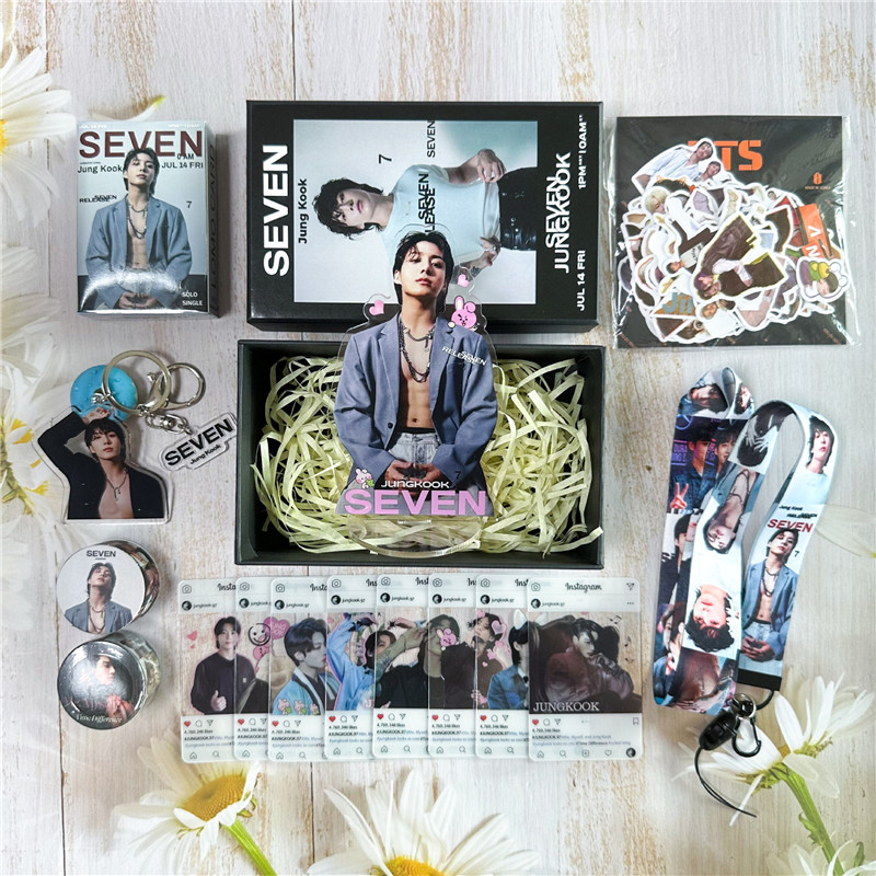 JUNG KOOKグッズ SEVEN ギフトボックス フォトカード グク テープ