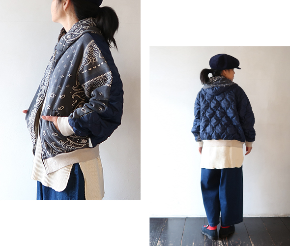 KAPITAL（キャピタル） ブルゾン メンズ レディース 裏毛バンダナ柄