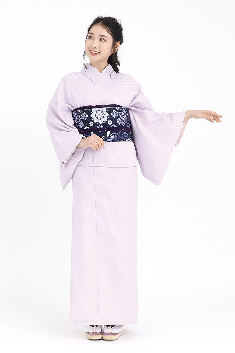 ROCCA（六花） 色無地 袷 着物 単品 東レシルジェリー 東レスマイル