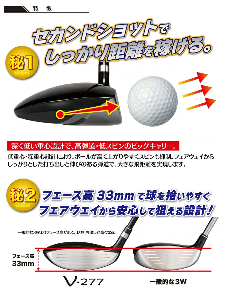 Lynx（リンクス） パララックス V-277 フェアウェイ PARALLAX
