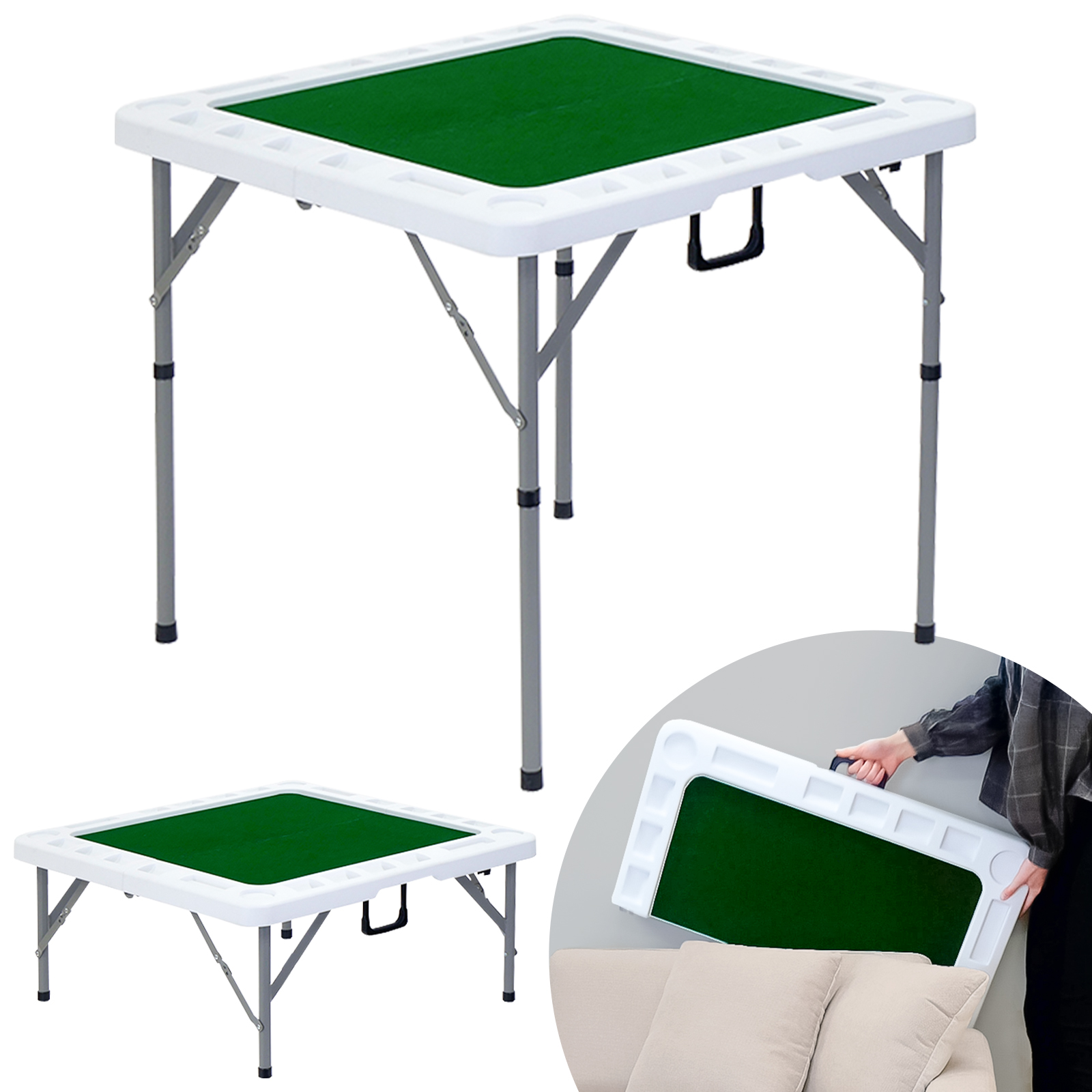 雀鳳（JONGHO） 麻雀卓 折りたたみ 手打ち 家庭用 座卓 持ち運び 麻雀