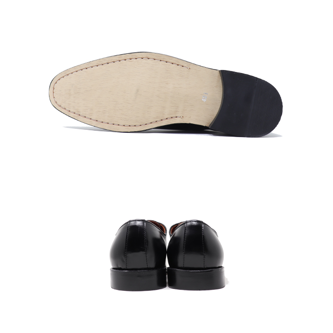 本革 メンズ ホールカット プレーントゥ ビジネスシューズ