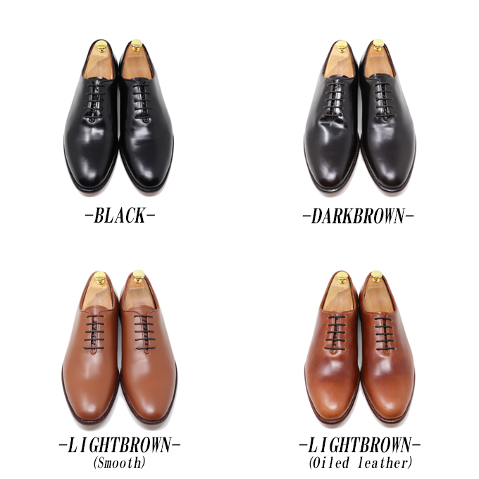 本革 メンズ ホールカット プレーントゥ レザーソール ビジネス