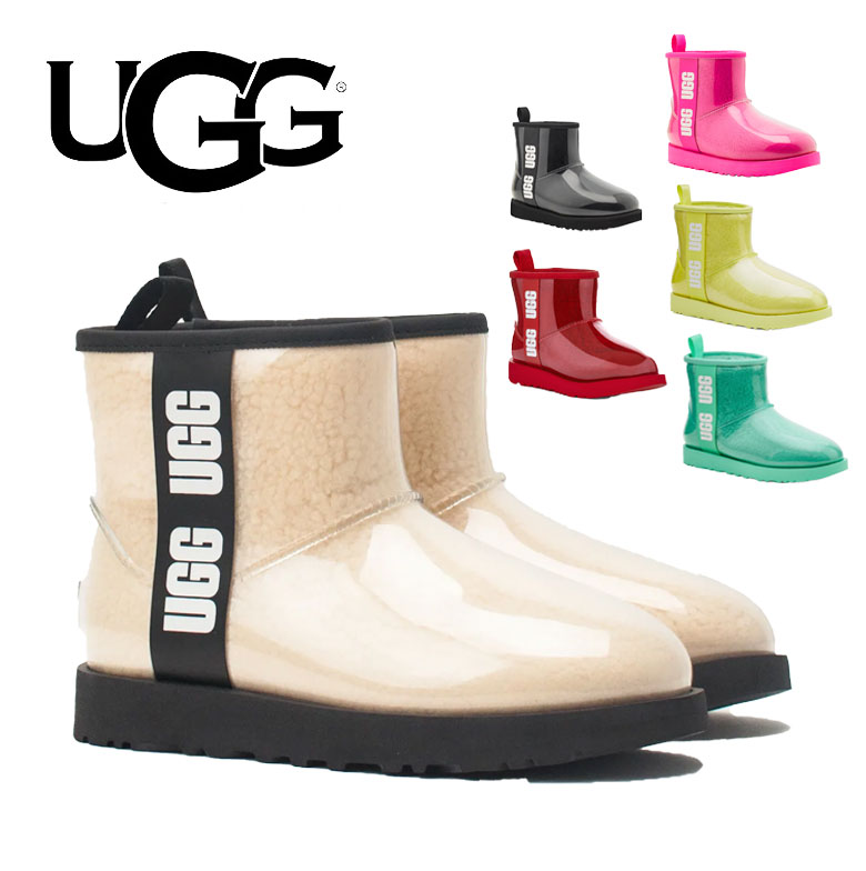UGG（アグ） ブーツ レインブーツ クラシック クリア ミニ レディース