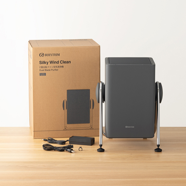 RHYTHM リズム 空気清浄機 コンパクトサイズ 36畳 2重反転ファン