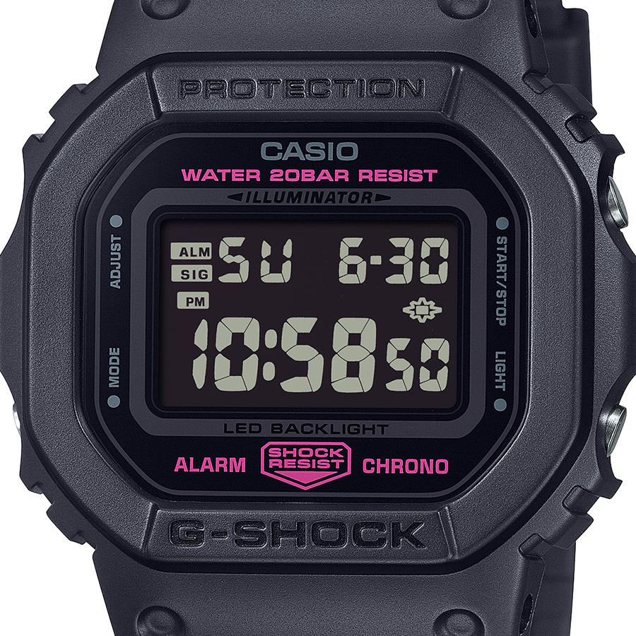G-SHOCK ピンクリボン活動支援モデル DW-5600PK-1JR メンズ 腕時計