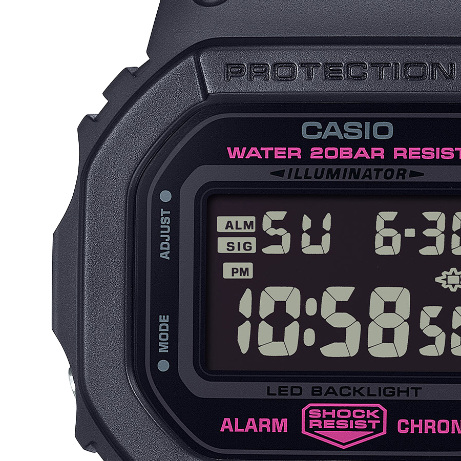 G-SHOCK ピンクリボン活動支援モデル DW-5600PK-1JR メンズ 腕時計