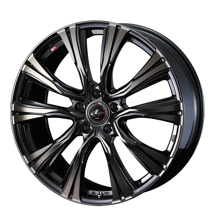 WEDS（ウェッズ） LEONIS VR 17x7.0J 5/114.3 +42 BMCMC ブラック