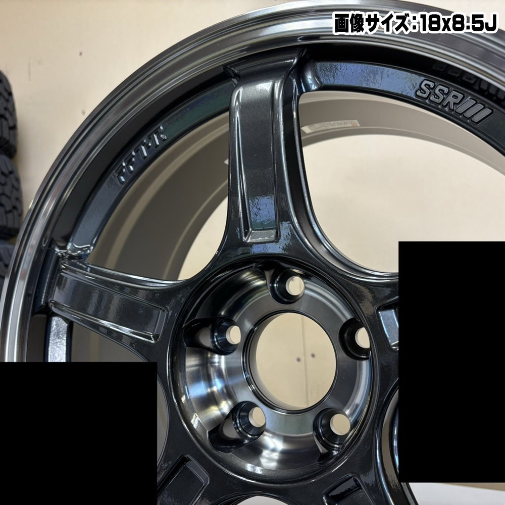 SSR 18×9.5J +38 5/100 SSR GTX03 新品 18インチ ホイールのみ 4本