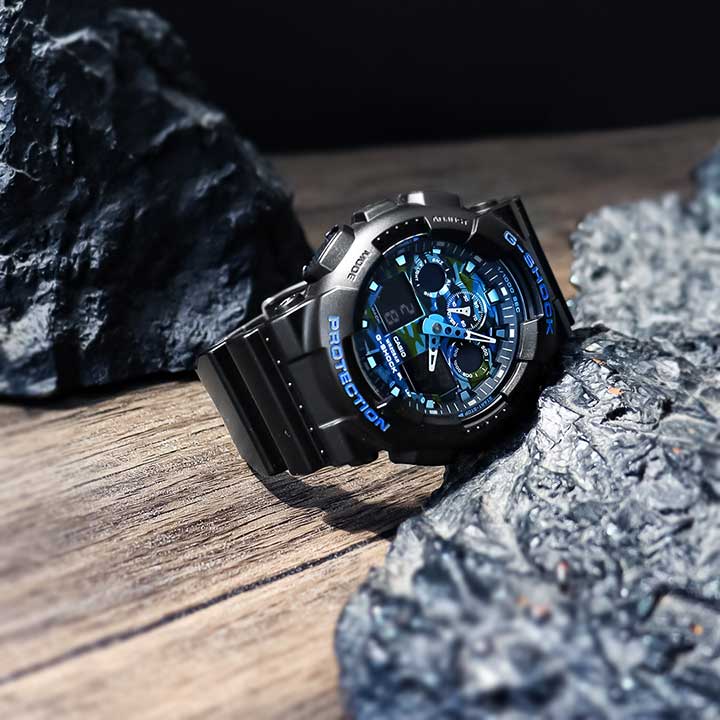 G-SHOCK Gショック BASIC CASIO カシオ GA-100CB-1A カモフラージュ