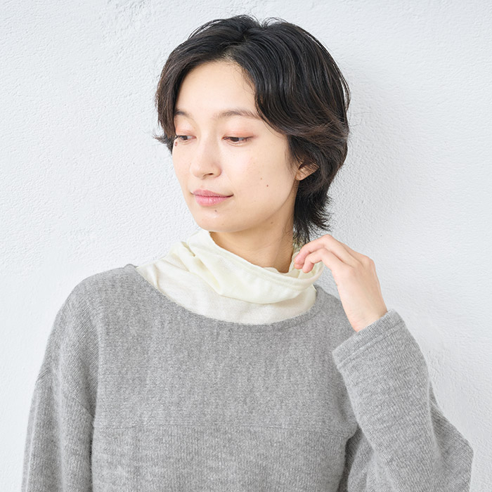 TOKYO BASIC 付け襟 タートル ウール つけえり マウントブレス ウール