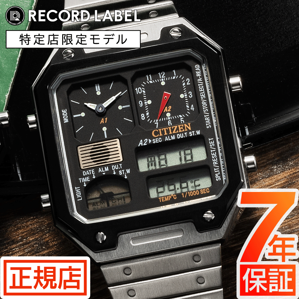 RECORD LABEL シチズン サーモセンサー 腕時計 CITIZEN THERMO SENSOR