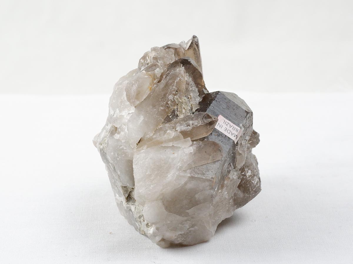 スモーキークォーツ クラスター ブラジル産 煙水晶 原石 一点物 282