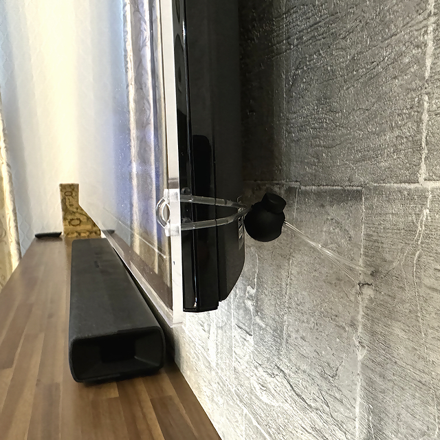 液晶テレビ保護パネル ぴったり ズレない テレビガード 75型 76型 75