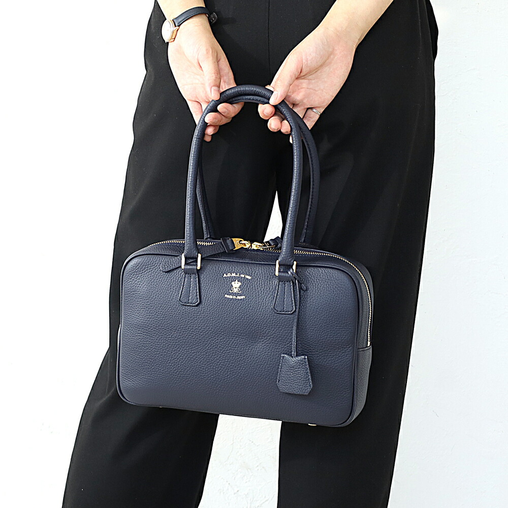 A.D.M.J（エーディーエムジェイ） A.D.M.J. 牛革 ボストンバッグ