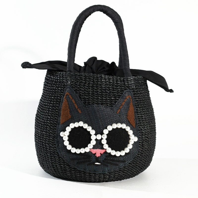 a-jolie（アジョリー） カゴバッグ アニマル サングラス ドッグ パンダ