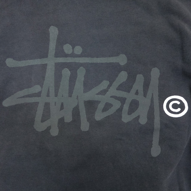 STUSSY（ステューシー） Used 90's 初期白タグ Stussy Stock logo Crew