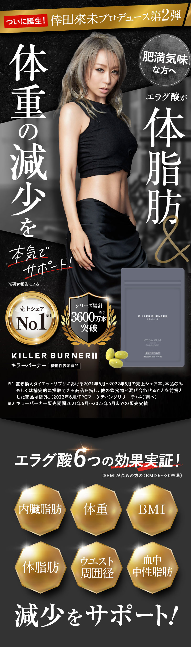 キラーバーナー2 90粒 3袋 キラーバーナー2 KILLER BURNER II 90粒 大