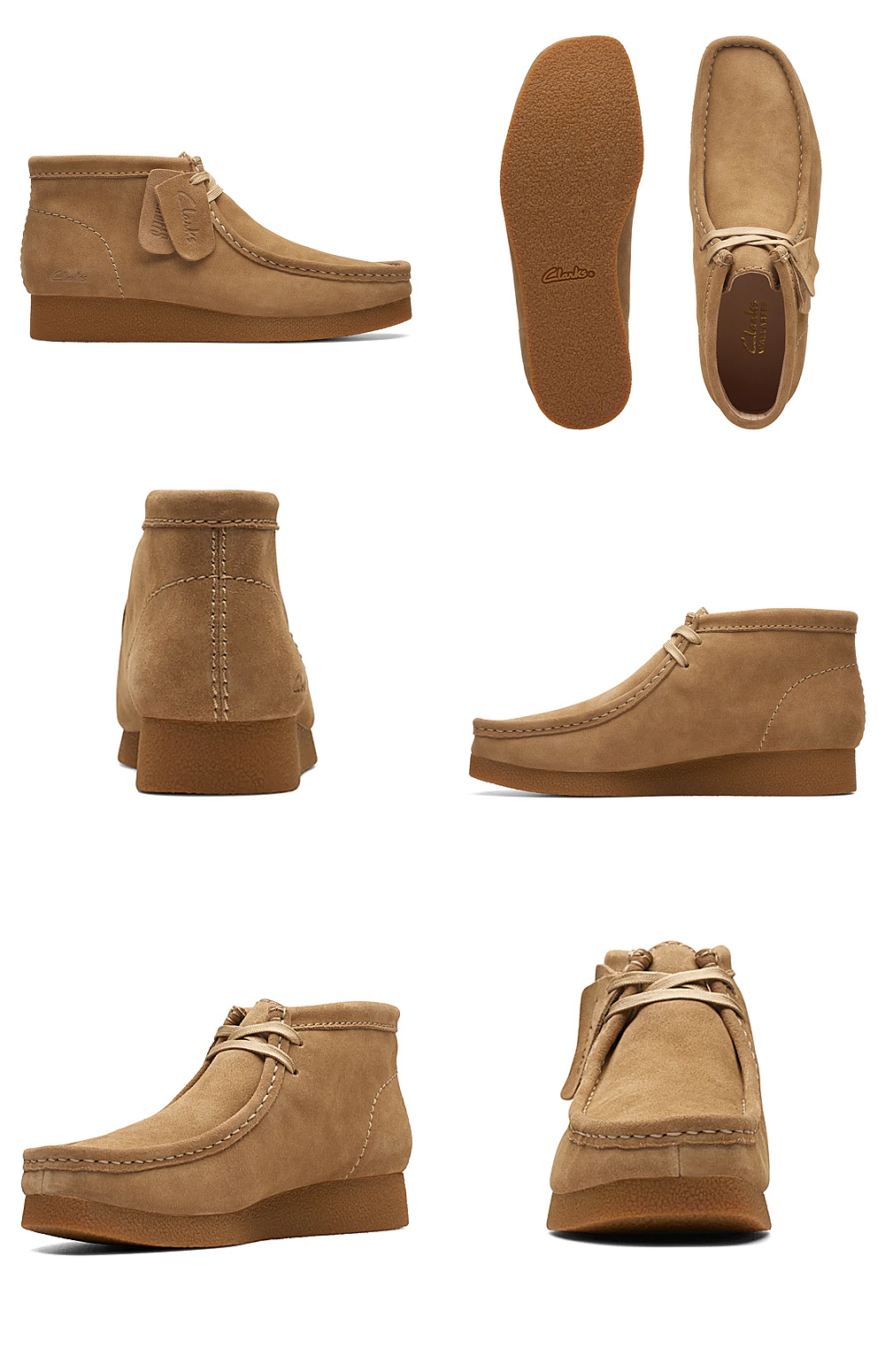 Clarks（クラークス） モカシン レディース ワラビー エヴォ ブーツ