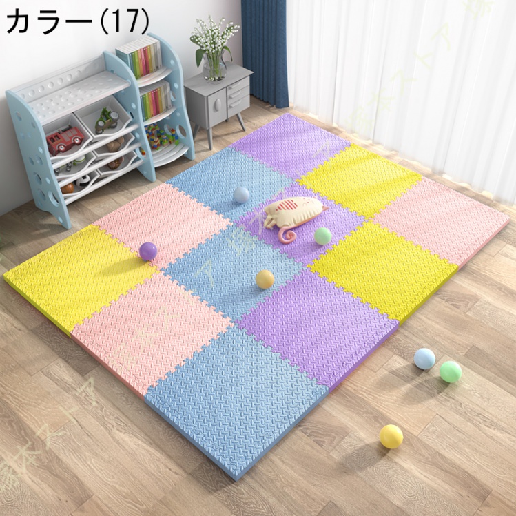 ジョイントマット ラグ カーペット 保温防寒 床暖房対応 防音 抗菌防臭