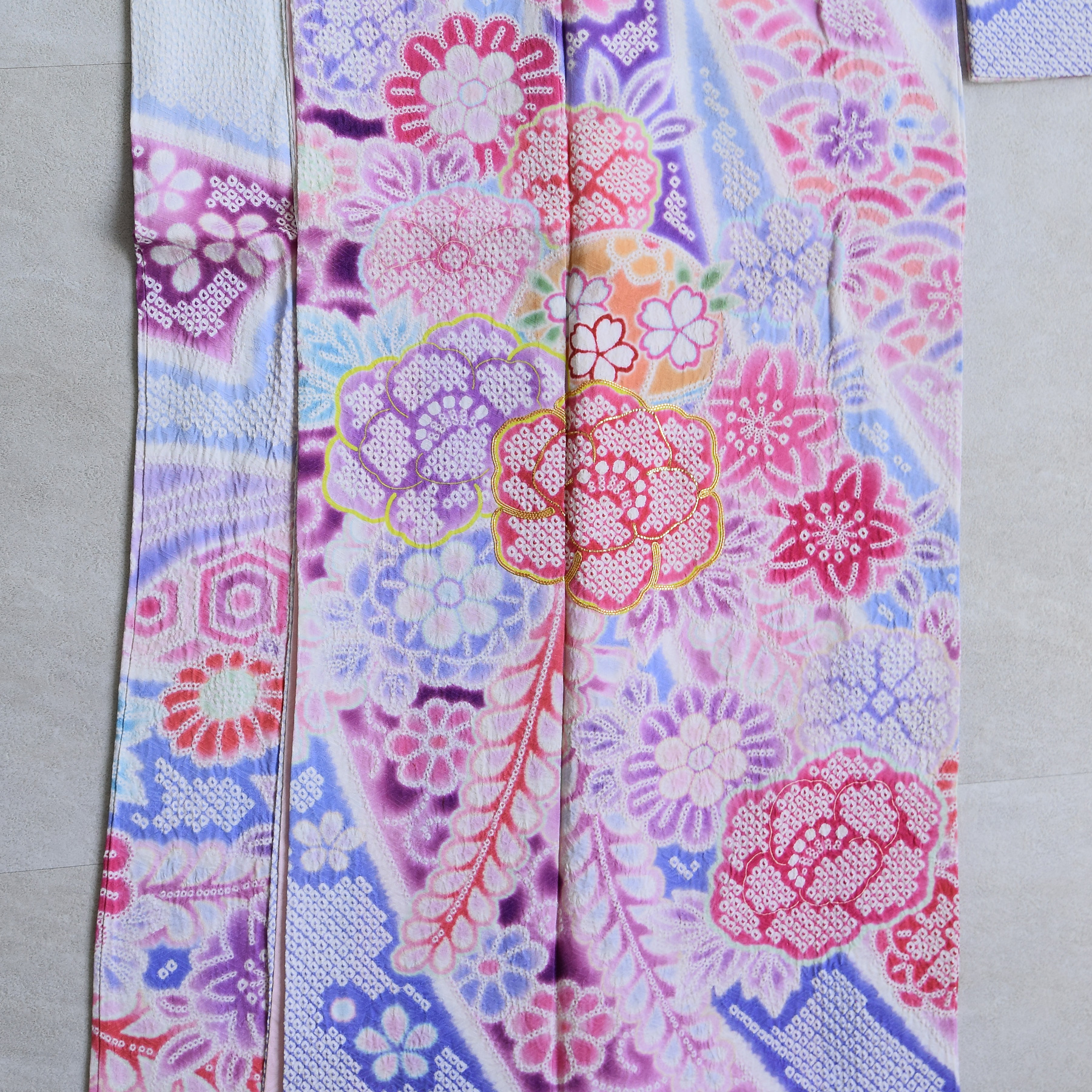 振袖 レンタル 成人式 21点セット レトロ 成人式セット 花 ピンク 正絹