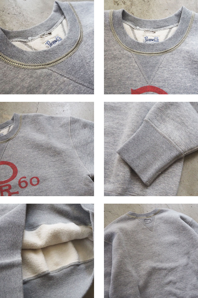 Pherrow's（フェローズ） トレーナー メンズ スウェットシャツ 両V