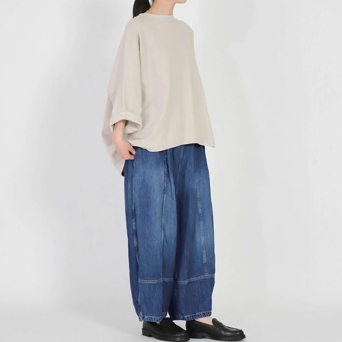 Brocante ブロカント トヌーパンツ ソフトデニム ユーズドデニム