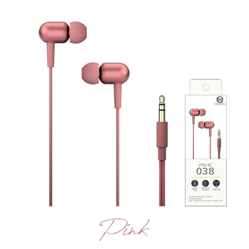 VERTEX STYLE（ヴァーテックススタイル） イヤホン 有線 密閉型 1.2m