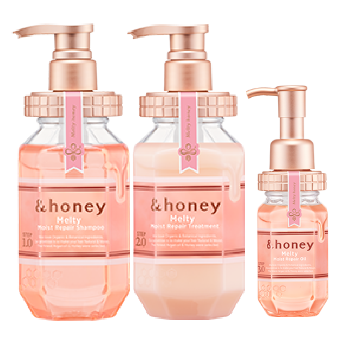 ＆honey アンドハニー シャンプー トリートメント ヘアオイル セット
