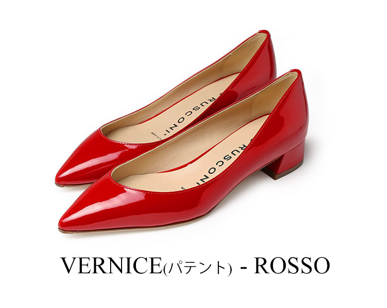 ファビオルスコーニ パンプス ポインテッドトゥ チャンキーヒール