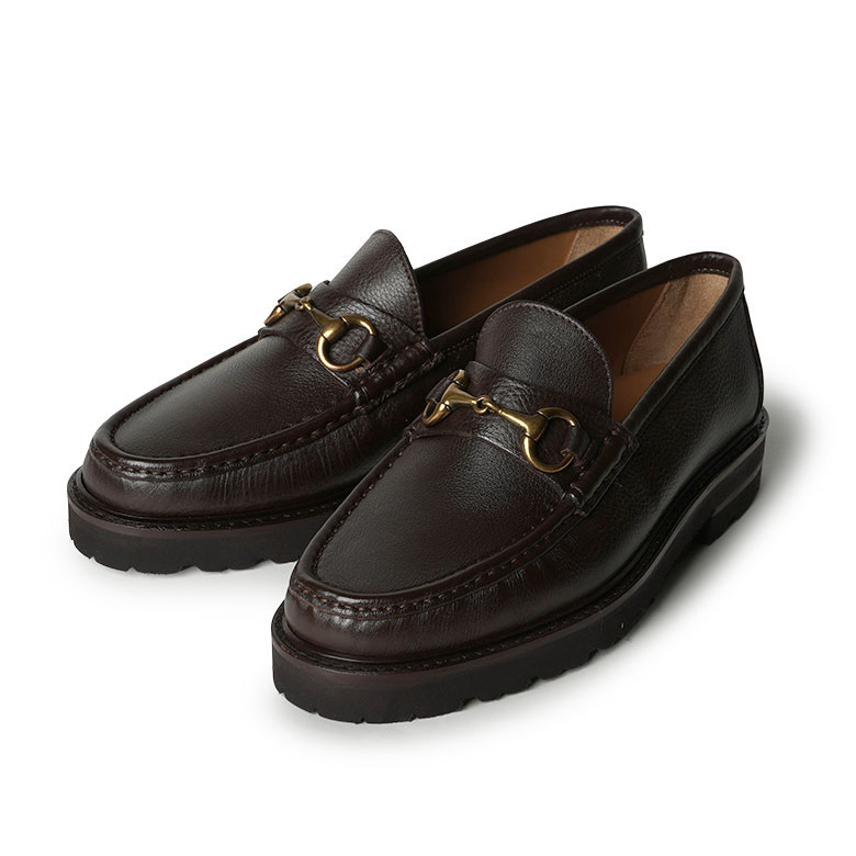 イルモカシーノ ビットローファー ビブラムソール グレインレザー IL