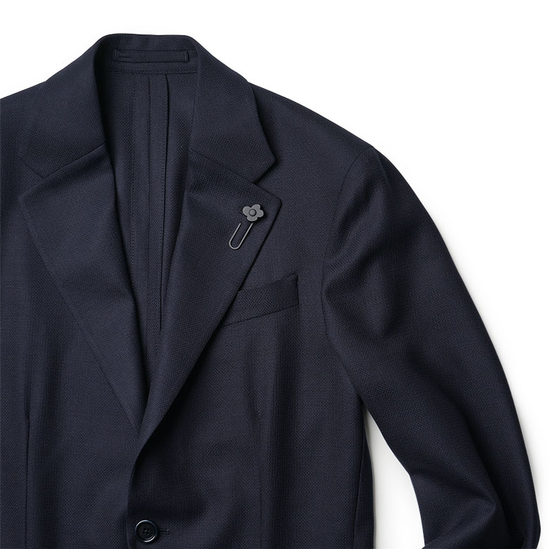 LARDINI（ラルディーニ） ジャケット ホップサック ウール100% EASY