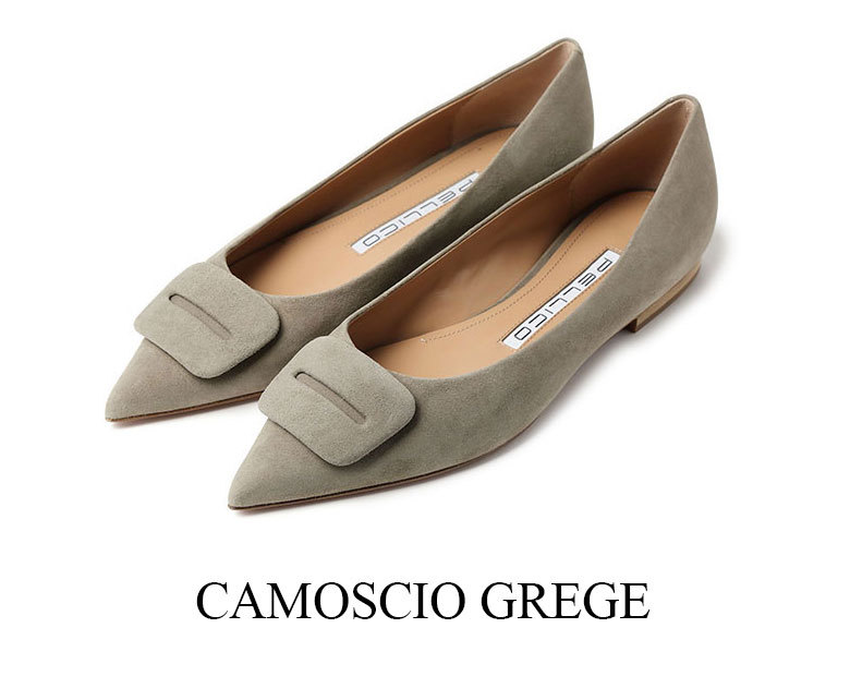 PELLICO（ペリーコ） パンプス ポインテッドトゥ レザー スエード