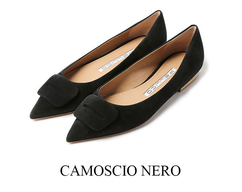 PELLICO（ペリーコ） パンプス ポインテッドトゥ レザー スエード