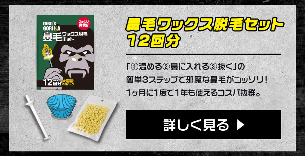 メンズゴリラ ブラジリアンワックス 350g ワックス脱毛 脱毛器 全身