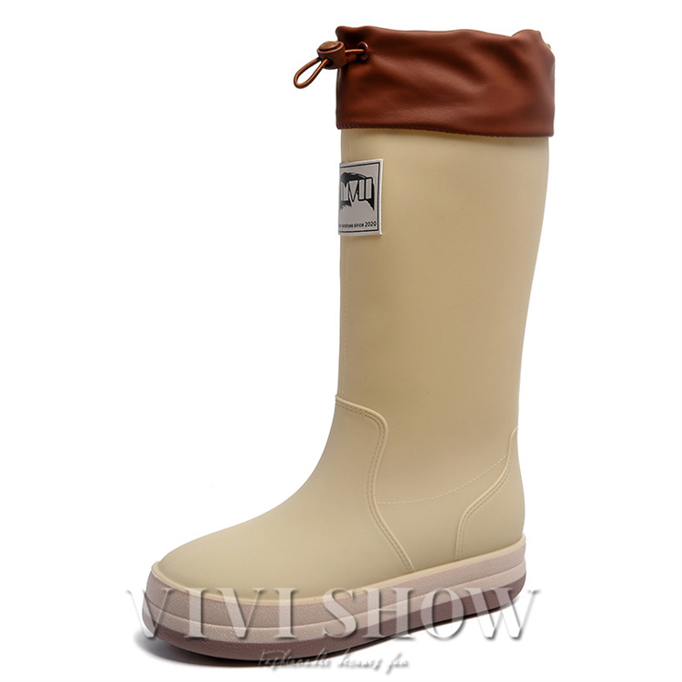 レディース レインブーツ ラバーブーツ 長靴 防水 ロングタイプ