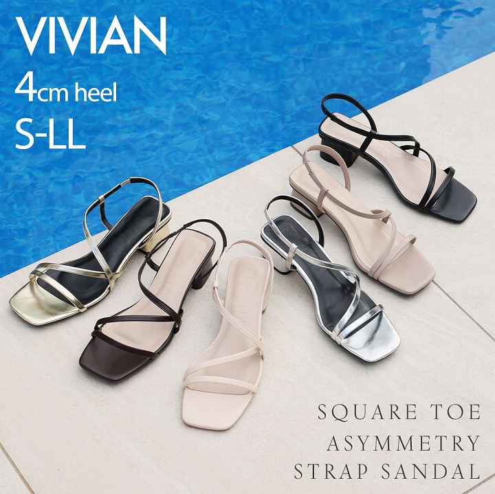 VIVIAN（ヴィヴィアン） サンダル レディース 歩きやすい ZOZO 新色