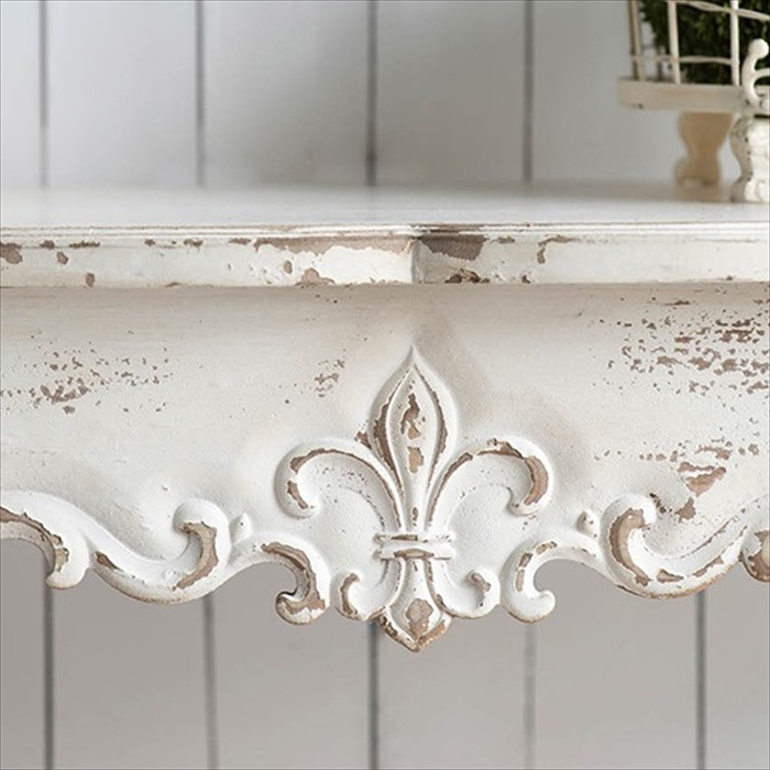 コンソールテーブル シャビーシック アンティーク仕上げ 飾り棚 飾り台