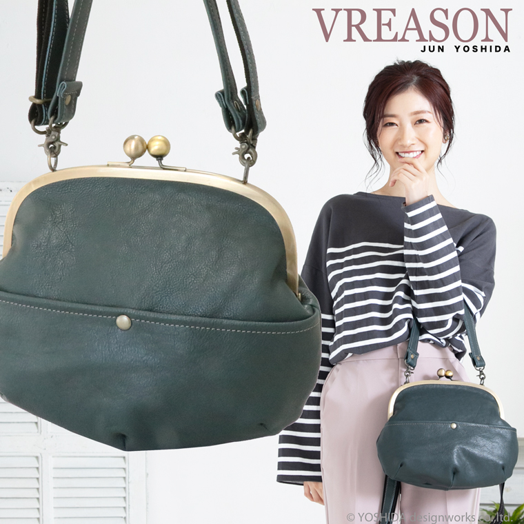 VREASON（ヴレアゾン） ショルダーバッグ ショルダー がま口